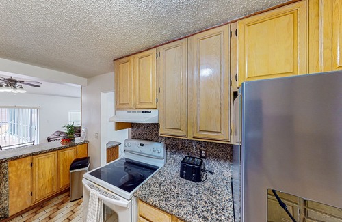 Orient Park House | Conveniently located home with private pool, patio, foosball, & private W/D