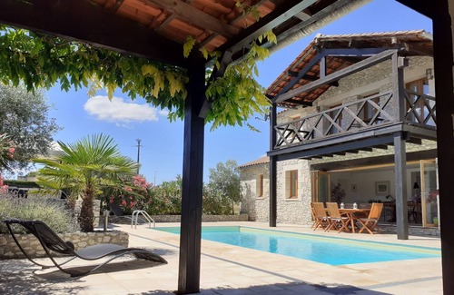 Loubezs-Bernac House | Converted Chapel With A Private Heated Pool