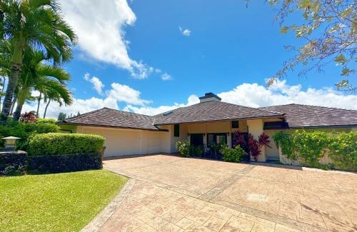 Princeville House | Coral Hale 5br 3ba Luxury Home, AC, Hot Tub and Stunning Views