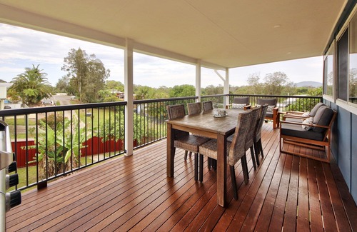 South West Rocks House | Coral Shutters - 10 Rudder Street, SWR