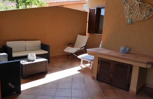 Costa Rei House | Costa Rei 150 m from the sea, air-conditioned townhouse with garden