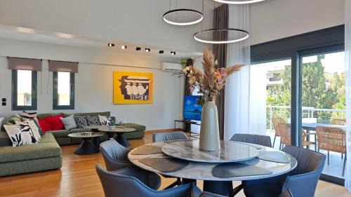 Voula Apartment | Costa Voula Private Pool Penthouse by the Beach