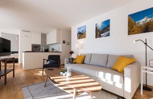 Saas-Balen Apartment | Cosy apartment for 7 people with WIFI, TV, balcony and pets allowed