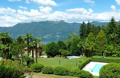 Brezzo di Bedero Apartment | Cosy apartment for 4 people with pool, WIFI, TV, patio and pets allowed