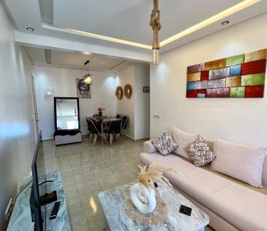 Ain Attig Apartment | Cosy chambre salon à 2 min harhoura
