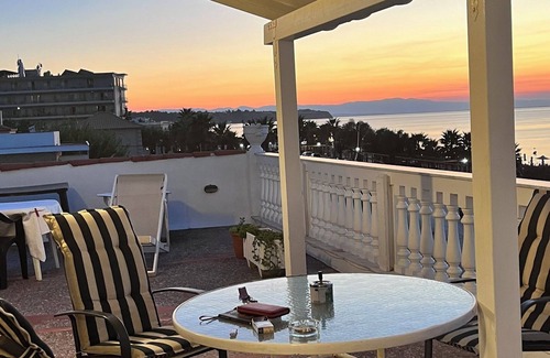 Central Macedonia Apartment | Cosy terrace with a breathtaking sea view!