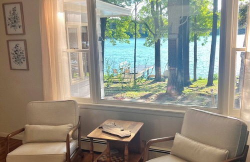 Waupaca Cottage | Cottage On Pristine Lakefront With Sunset Views And Sandy Shores