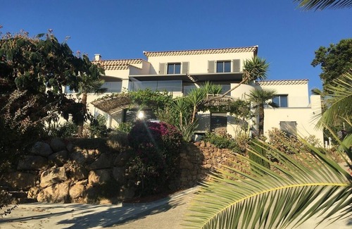Eccica-Suarella Villa | Cottage T2, breathtaking sea view, Swimming pool, near Porticcio