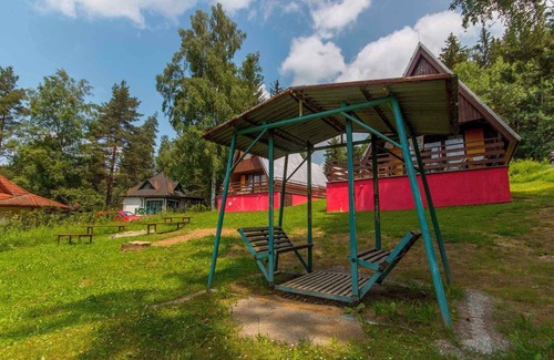 Karlovy Dvory Cottage | Cottage with a view of Lipno lake