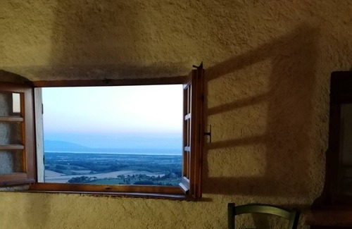 Casale Marittimo House | Cottage with beautiful view of the hills and the sea CIN IT050006C2P28YJKWL