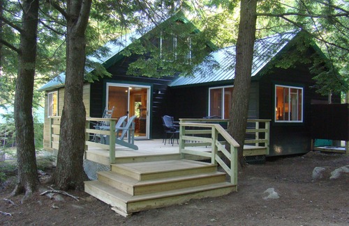 Cherryfield Cottage | Cottage with Private Beach! Views of Lake, Mountains and Sunset! Near Acadia NP!