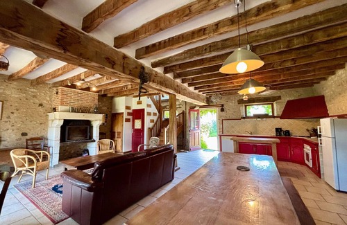 Migne Cottage | Cottages with shared pool in the Brenne, near historic sites