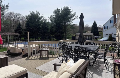 New Hartford House | Country home vacation oasis with pool, hot tub, near lake/hiking.