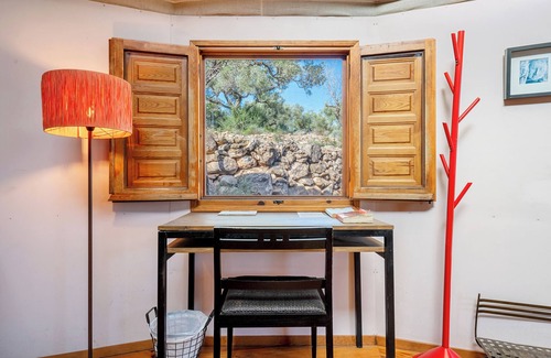 Camarles RV Rental | Country House 'Yurta Mongola Delta Del Ebro' with Sea View, Shared Pool and Wi-Fi