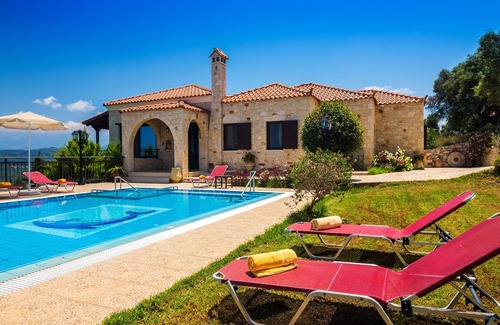 Polemarchi Villa | Countryside Villa with wonderful Mountain and Sea view