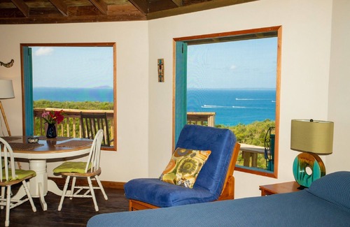 Playa Sardinas II Cottage | Couples Honeymooners Friends Round Hilltop Home with Endless Water Views