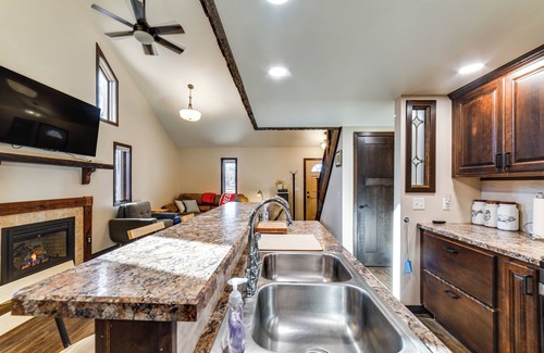 Bristow House | Covered Porch & Grill: 1-Acre Property in Bristow!