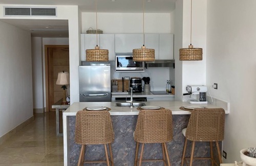 Barrio La Fortaleza Vieja Condo | Cozy 1-bedroom condo in Samana w/AC, WiFi, fitness room, pool and amazing view.