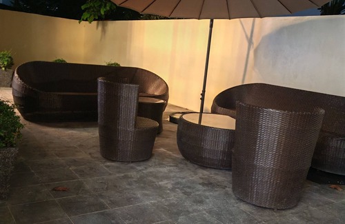 Silang Condo | Cozy 1-bedroom condo with AC, WiFi in serene Silang Kitchen mini karaoke.