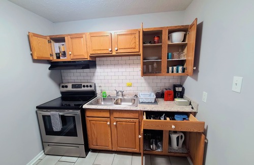 Lexington Apartment | Cozy 2-bedroom apartment with WiFi, AC, walk to UK Campus/Hospital, near St. Joe