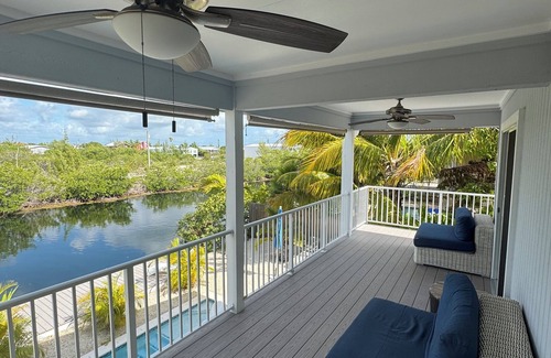 Big Pine Key House | Cozy 2-bedroom house in charming Big Pine Key with canal view and relaxing pool