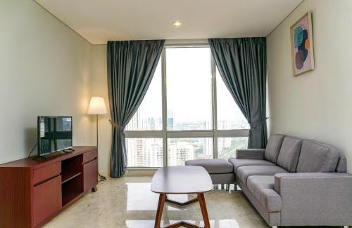 Karet Apartment | Cozy 2BR @ The Masterpiece Condominium Epicentrum Apartment By Travelio