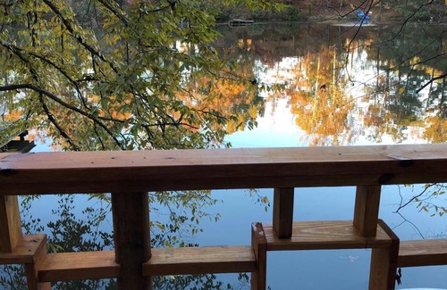 Genoa Cabin | Cozy and comfortable 1 bedroom 1 bath rustic cabin