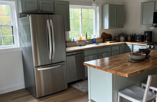 Hartland House | Cozy and stylish retreat just minutes from Great Moose Lake.