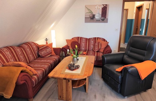 Westerdeichstrich Apartment | Cozy apartment in Westerdeichstrich, with far-reaching views over the fields of Büsum