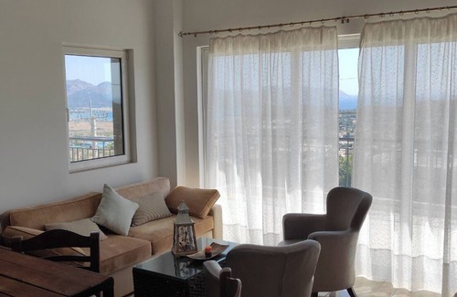 Saronida Apartment | Cozy apartment with a magnificent sea view towards Saronikos Athens-Greece