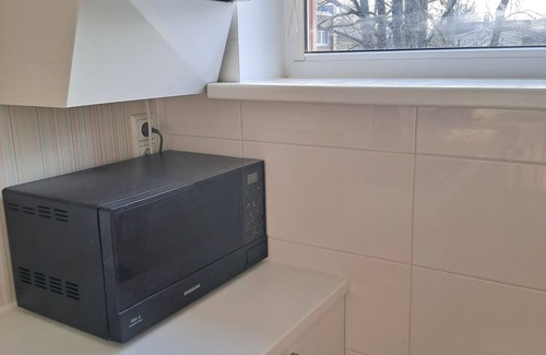 Jurmala Apartment | Cozy apt, 100m beach, AC, workstation, balcony, backyard, self check-in, yogamat