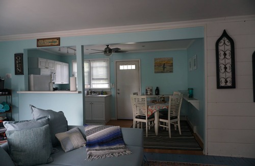Wall Cottage | Cozy Beach Cottage on Rear of Property. Just 4 BLOCKS from the beach!