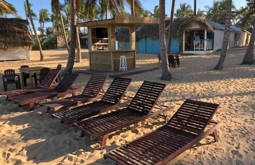 Punta Cana Apartment | Cozy Beach Front bungalow #1. Unspoiled Beach.
