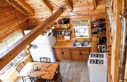Leeper Cabin | Cozy Bear Log Cabin near Cook Forest State Park
