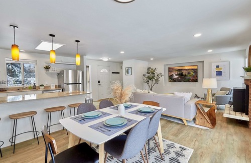 Alderwood Manor House | Cozy Bothell Rambler with Office, Game room bar and XL Fenced Yard