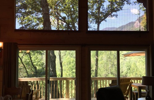 Lake Lure House | Cozy Cabin, Great View, Lake Access, Game Room, Wrap Around Porch