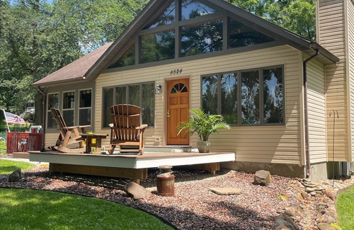 Lake Ripley Cabin | Cozy cabin one block from lake, private beach and close to hiking/biking trails