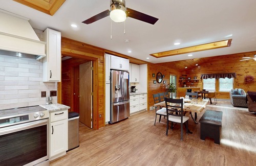 McHenry House | Cozy Cabin-Style Home with Private Hot Tub, Game Room, & Large Deck - Close to Wisp