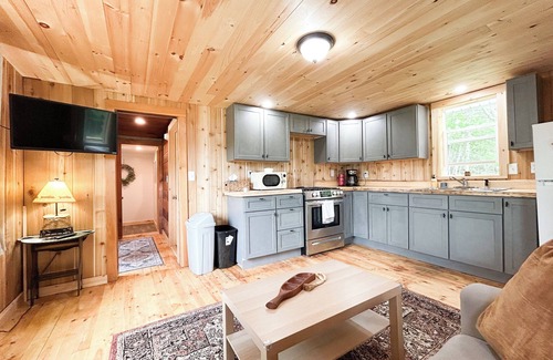 Weld Cabin | Cozy Cabin with Mountain Views, Creek, Fire Pit, AC/WiFi