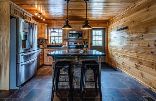 Himrod House | Cozy Chateau cabin with hot tub, pool table, and view of Seneca Lake, close to Wine trail