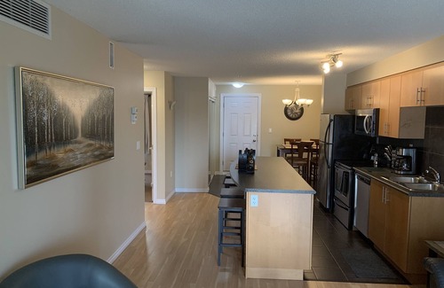 Downtown Edmonton Condo | Cozy Condo Steps To Ice District & Rogers Place