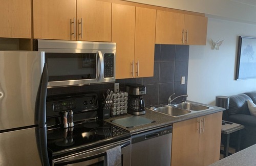 Downtown Edmonton Condo | Cozy Condo Steps To Ice District & Rogers Place