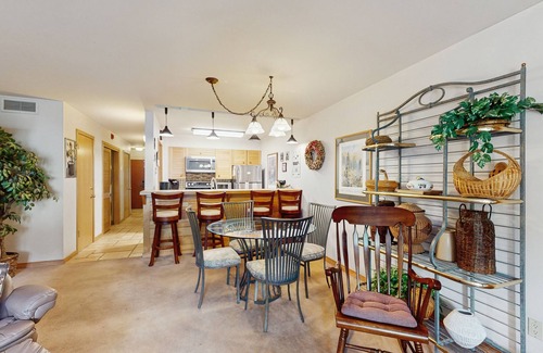 Mountain House Condo | Cozy Condo with Great Views, Shared Pool & Hot Tub - 350 Yards to the Slopes