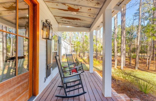 Midway Cottage | Cozy cottage nestled among nature near inner coastal waterway