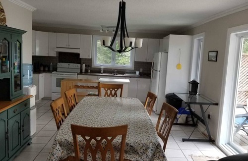Cayamant Ski Chalet | Cozy cottage on a beautiful shallow sand beach at Patterson lake!