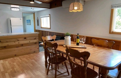 Long Point Cottage | Cozy cottage rental 1 min walk to sandy beach inside unesco world biosphere!