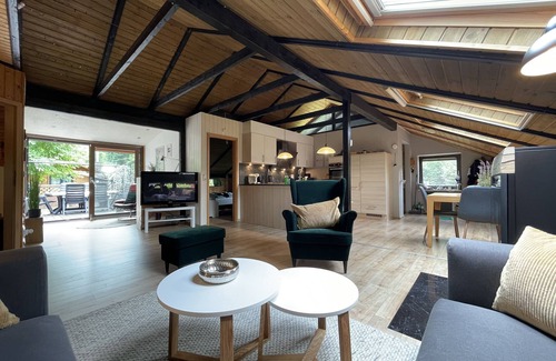 Gartow House | Cozy Danish wooden house with pellet stove and large garden