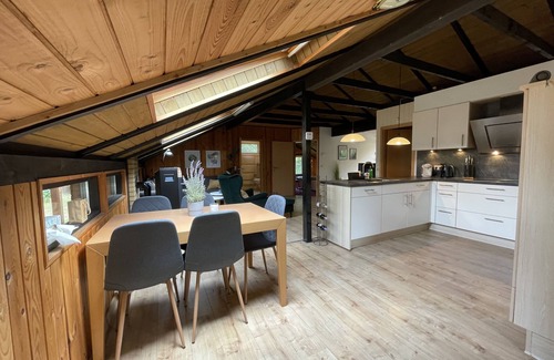 Gartow House | Cozy Danish wooden house with pellet stove and large garden