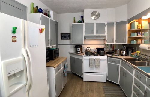 Terre Haute House | Cozy Digs - Entire Home with equipped kitchen, garage, & fenced yard. Pets ok!