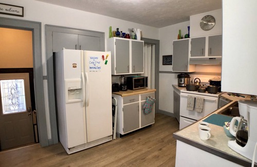Terre Haute House | Cozy Digs - Entire Home with equipped kitchen, garage, & fenced yard. Pets ok!